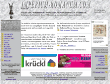 Tablet Screenshot of imperiumromanum.com
