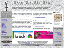 Tablet Screenshot of imperiumromanum.org